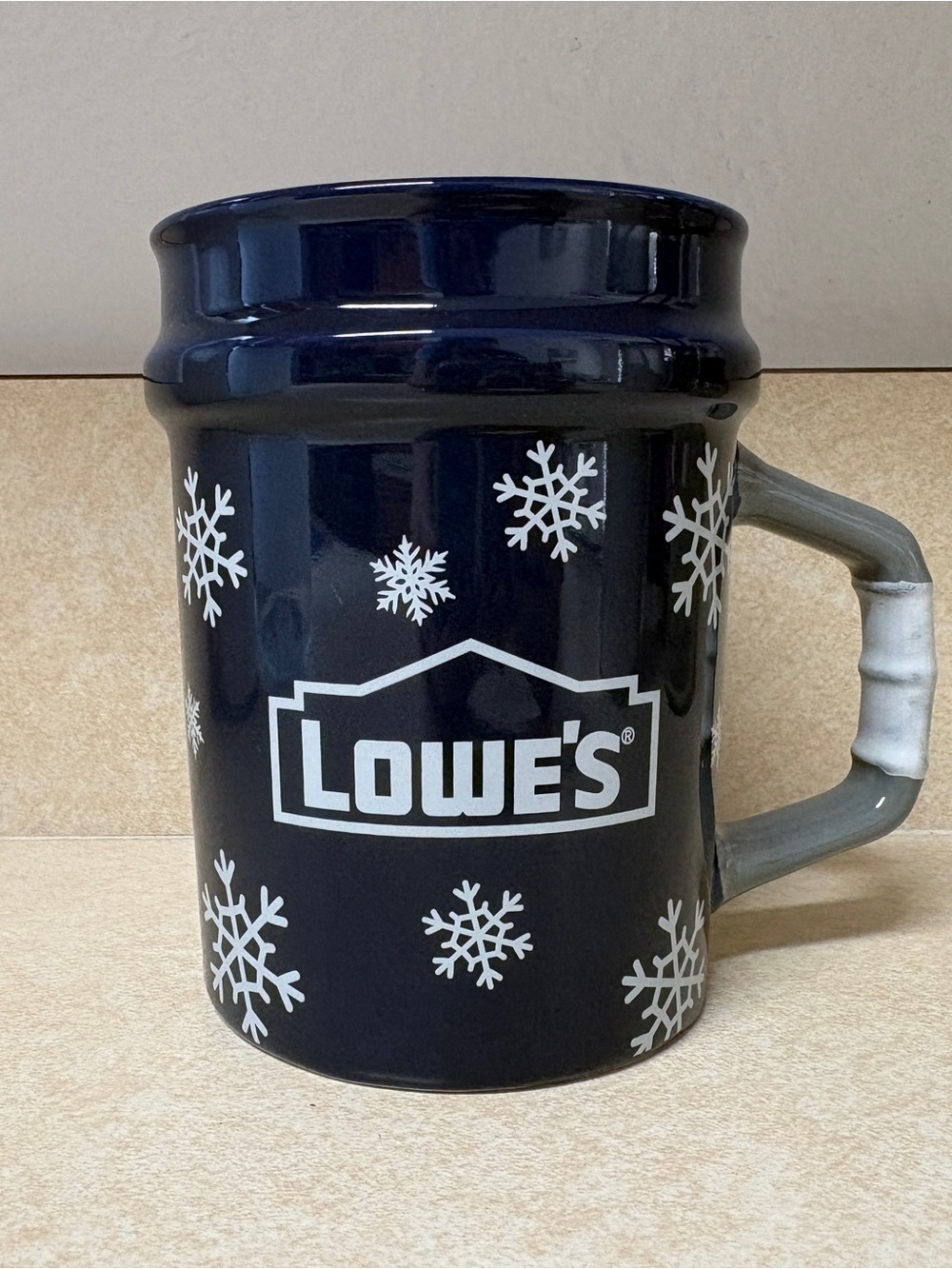 Limited Edition Lowe’s Bucket Ceramic Coffee Mug Holiday 2025